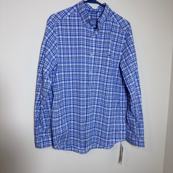 Vineyard Vines Check On The Go Plaid Shirt Size Small - Picture 1 of 10